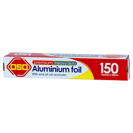 Oso® Premium Heavy Duty Aluminium Foil 150m x 44cm
