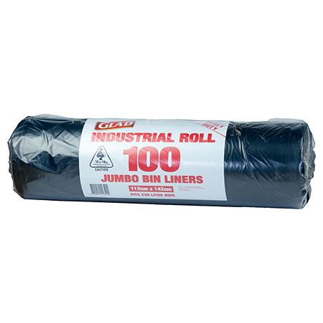 Glad® Jumbo Bin Liner Roll 240L Pk100