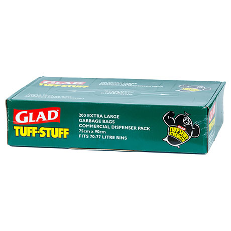 Glad® Tuff Stuff® Garbage Bag Dispenser XLarge 70-77L Box200