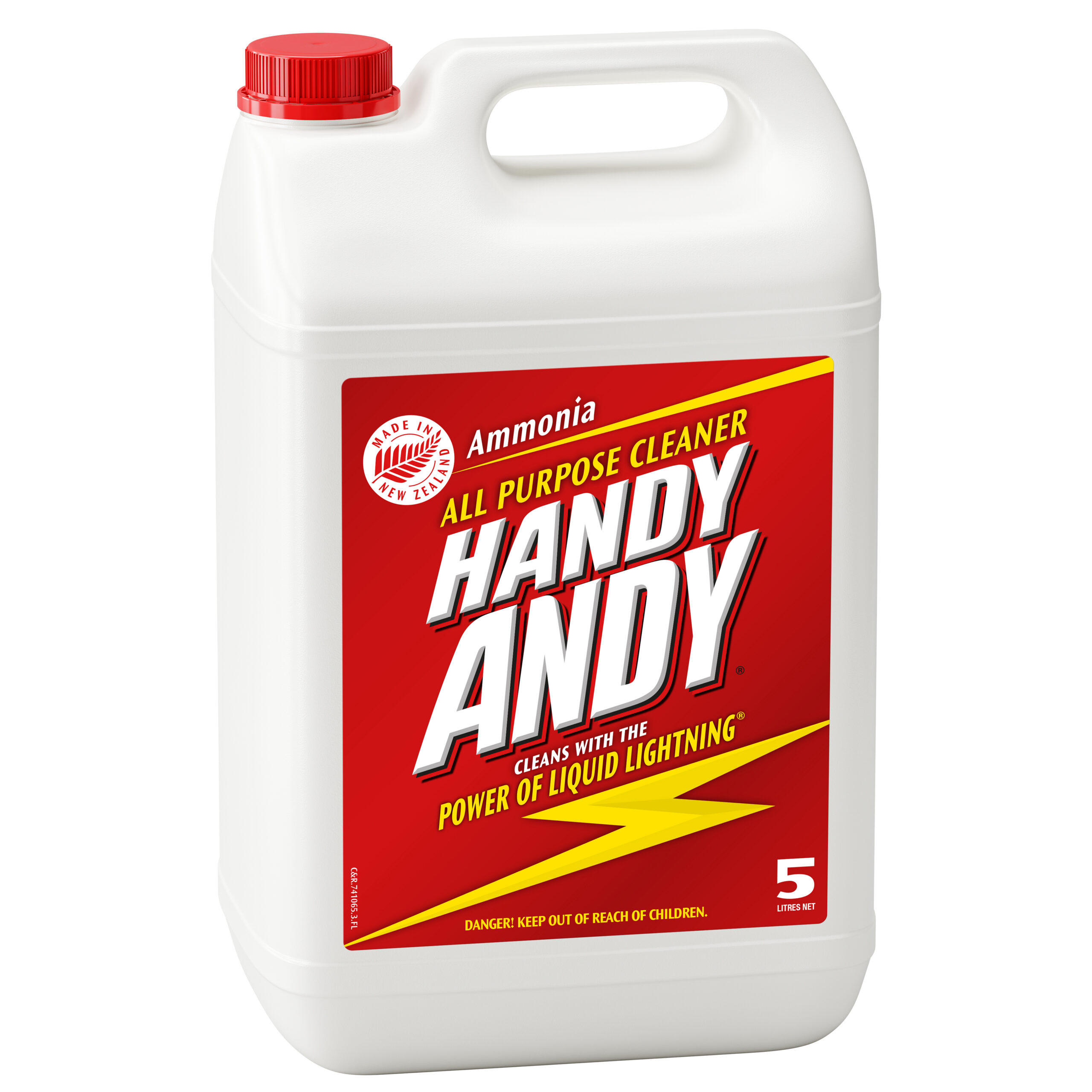 Handy Andy® All Purpose Commercial Cleaner – Multi-Purpose Floor & Surface – Ammonia - 5L