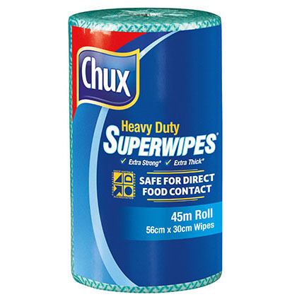 Chux® Superwipes® HD Roll Green 45m