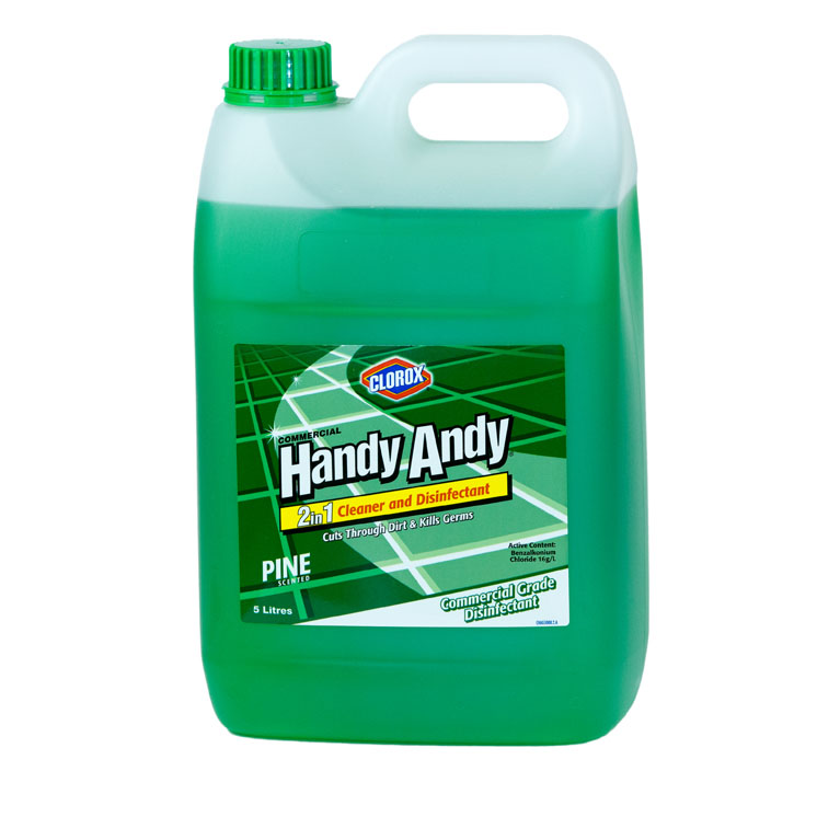 Handy Andy® Cleaner And Disinfectant Green 5L