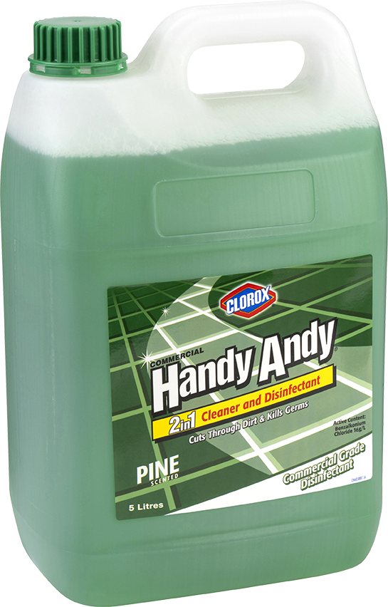 Handy Andy® Cleaner And Disinfectant Green 5L