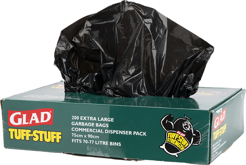 Glad® Tuff Stuff® Garbage Bag Dispenser XLarge 70-77L Box200