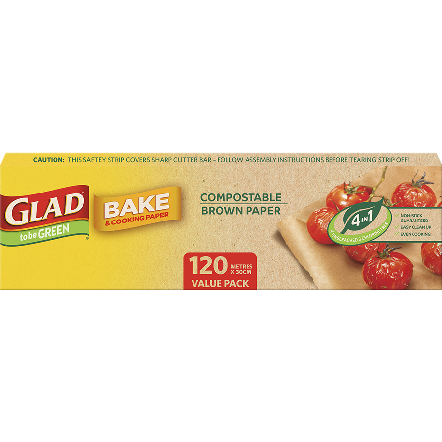 Glad to be Green® Compostable Bake Paper Roll 120m x 30cm